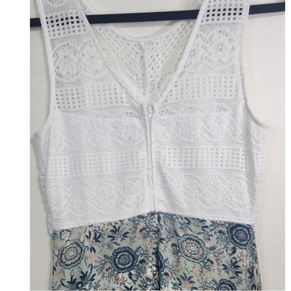 Maurices Dress Womens Size 9/10 Boho Mini Dress Lace Top Skater Fun Punk Dress - Picture 3 of 7